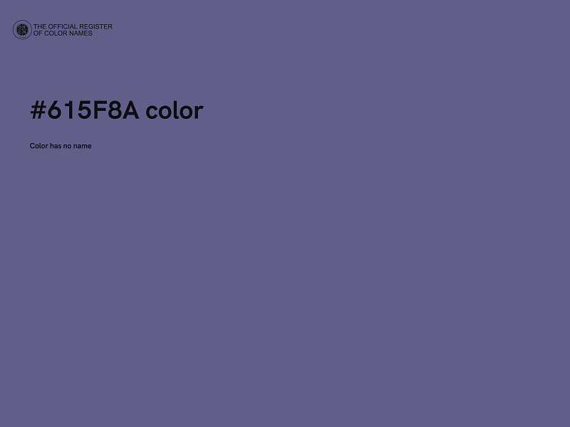 #615F8A color image