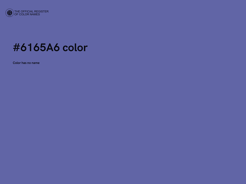 #6165A6 color image