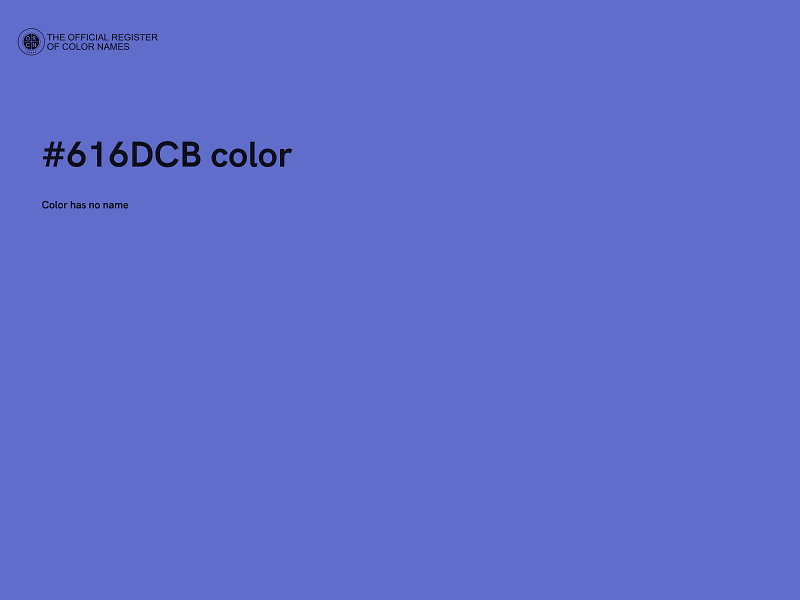 #616DCB color image