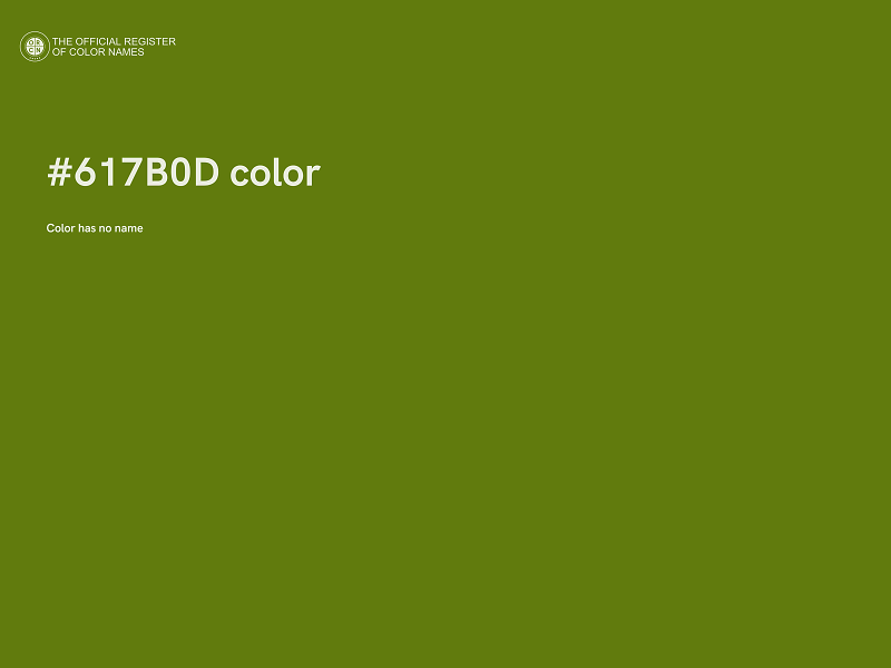 #617B0D color image