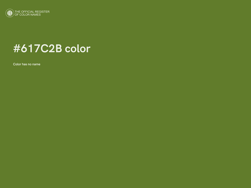 #617C2B color image