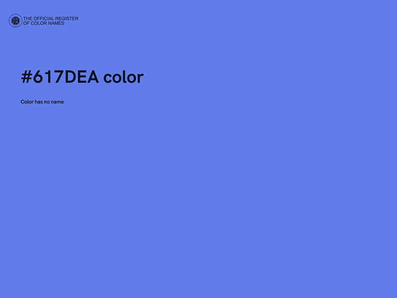 #617DEA color image