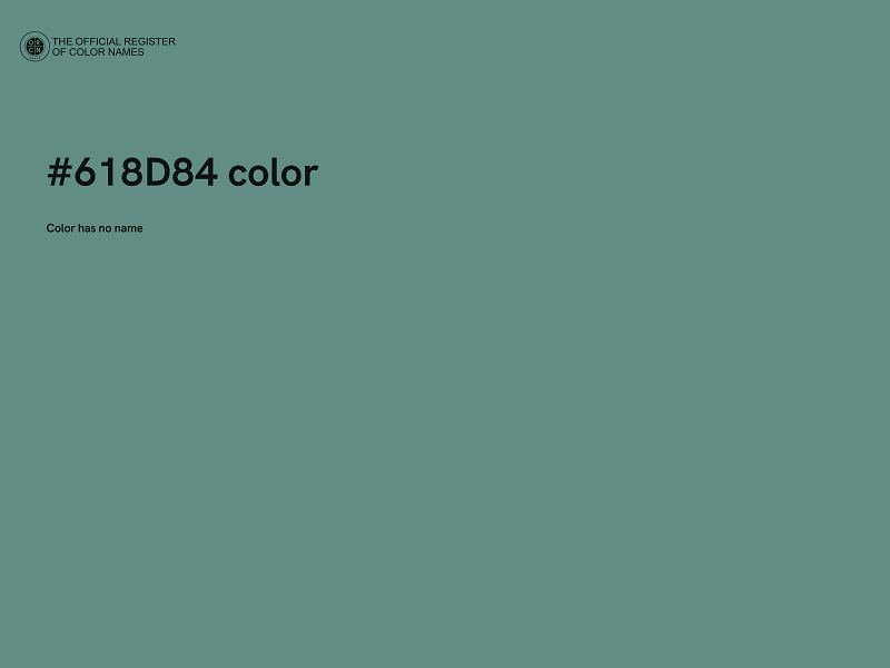 #618D84 color image