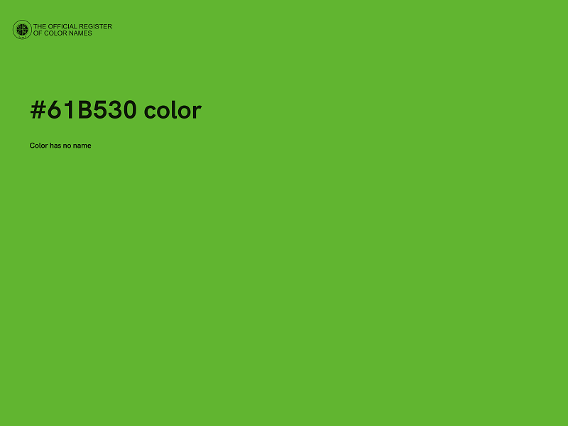 #61B530 color image