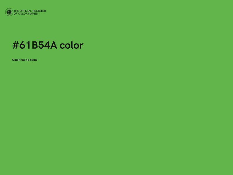 #61B54A color image