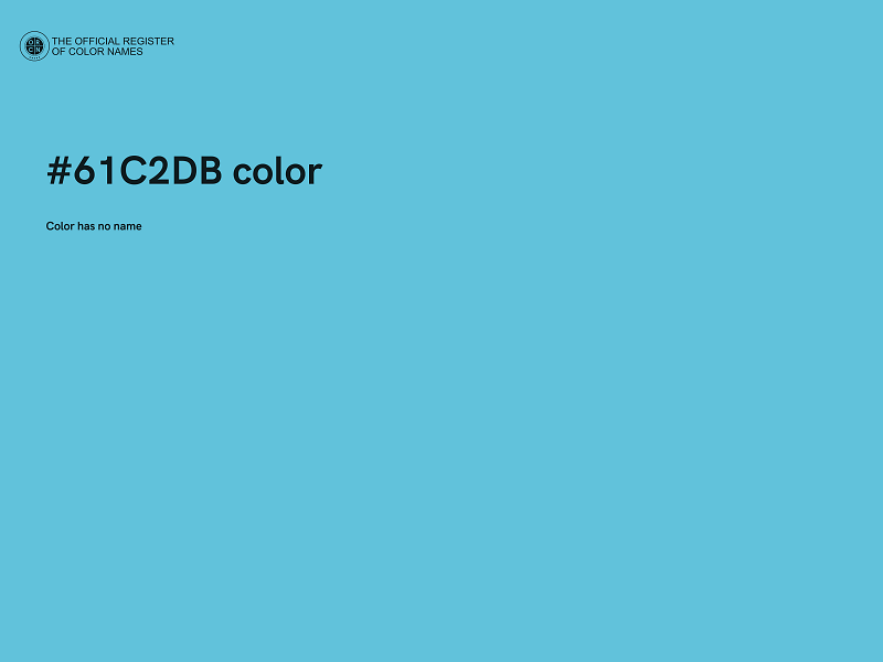 #61C2DB color image