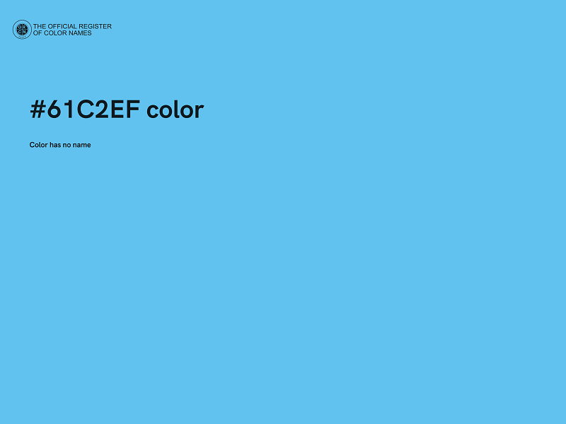 #61C2EF color image