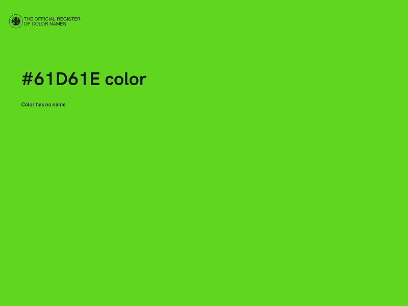 #61D61E color image