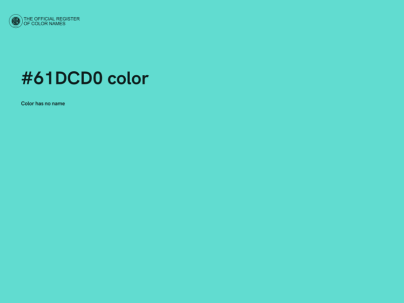 #61DCD0 color image