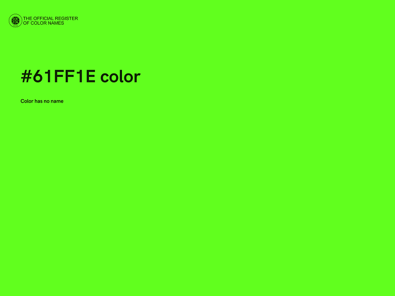 #61FF1E color image