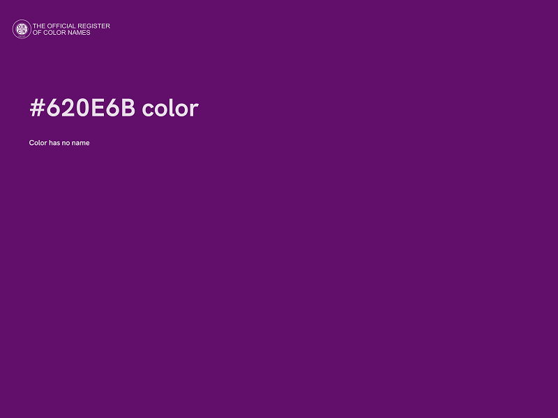 #620E6B color image