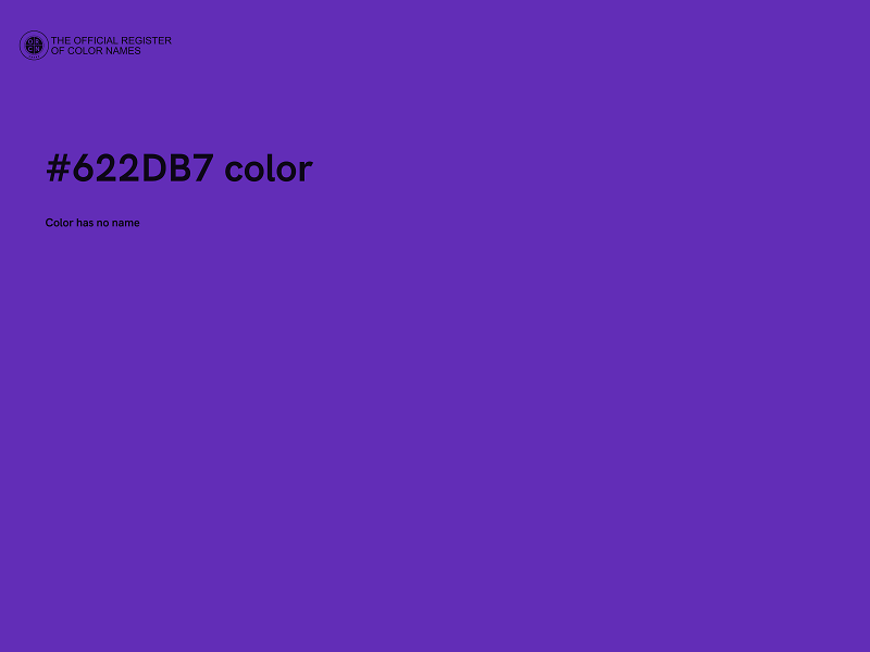 #622DB7 color image