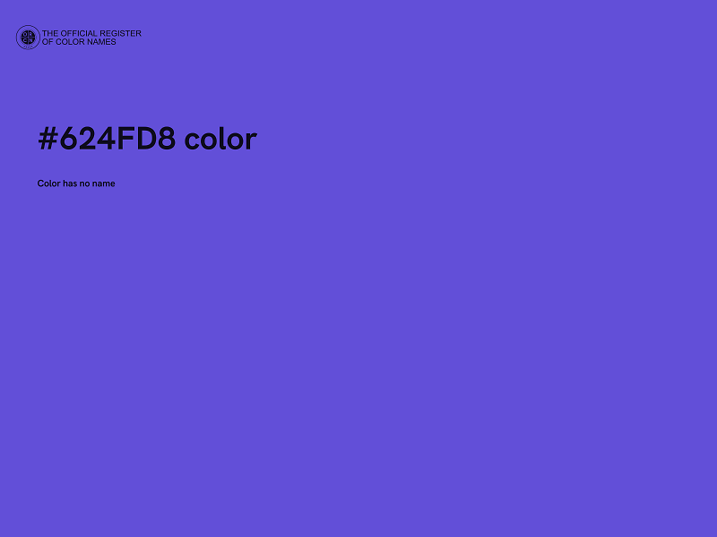 #624FD8 color image