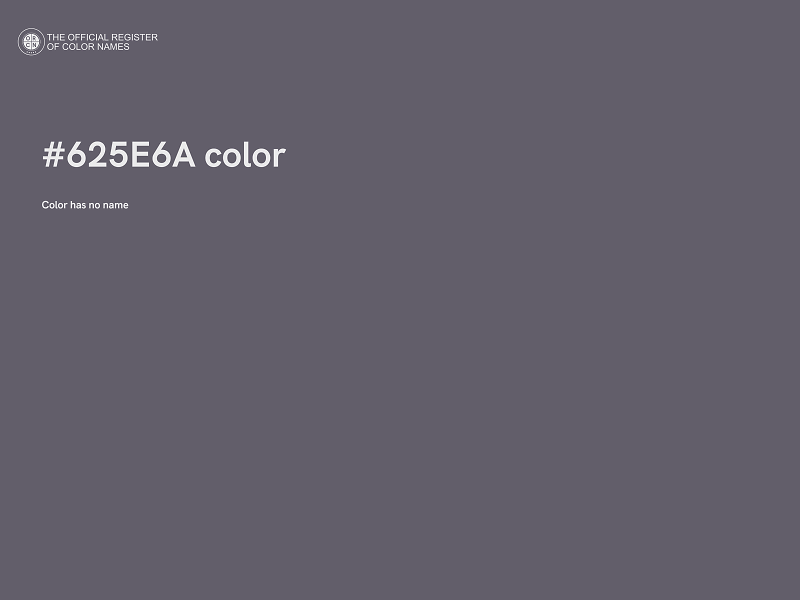 #625E6A color image