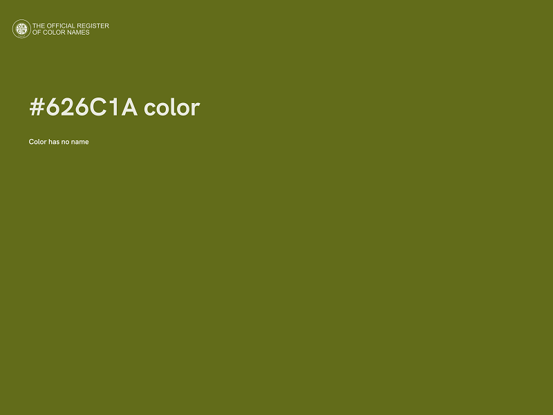 #626C1A color image