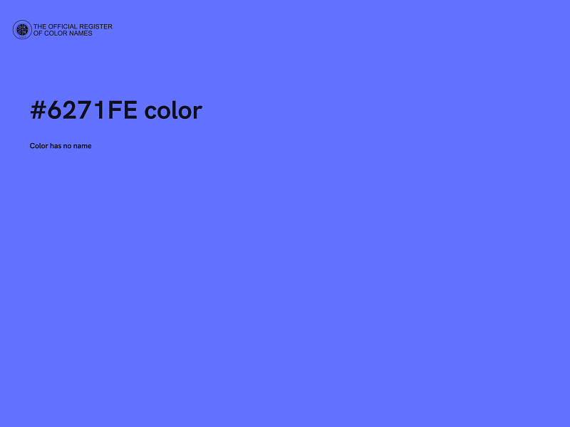 #6271FE color image