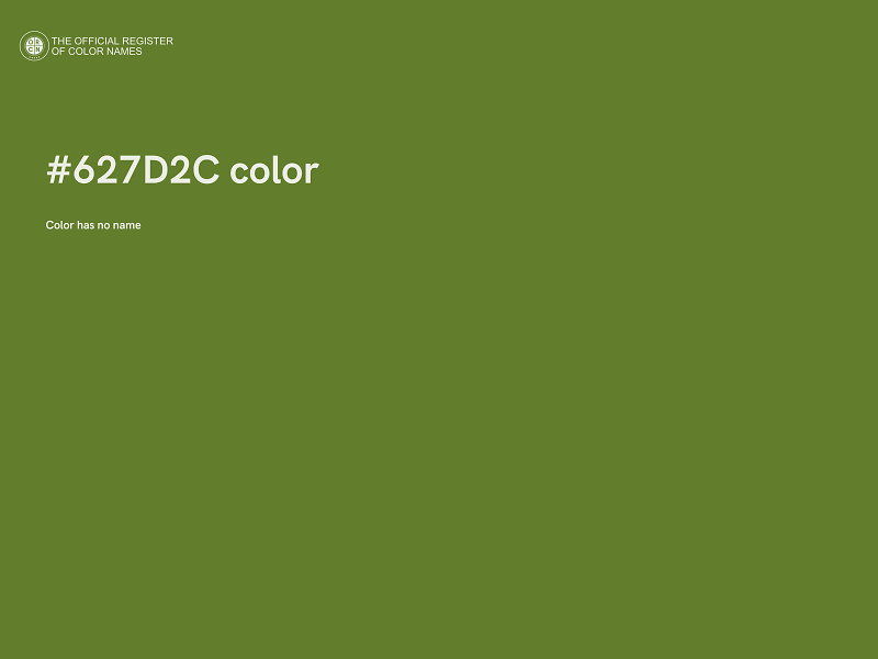 #627D2C color image