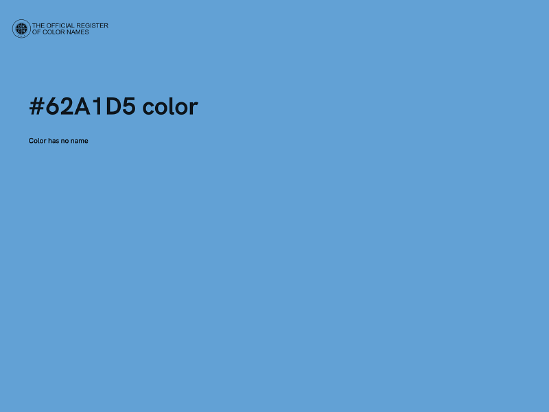 #62A1D5 color image