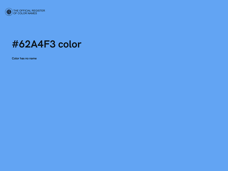 #62A4F3 color image