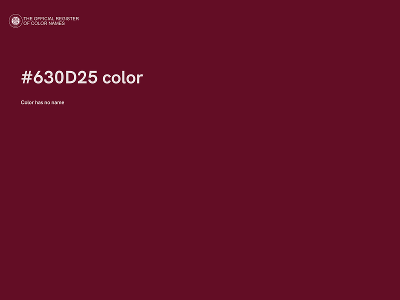 #630D25 color image