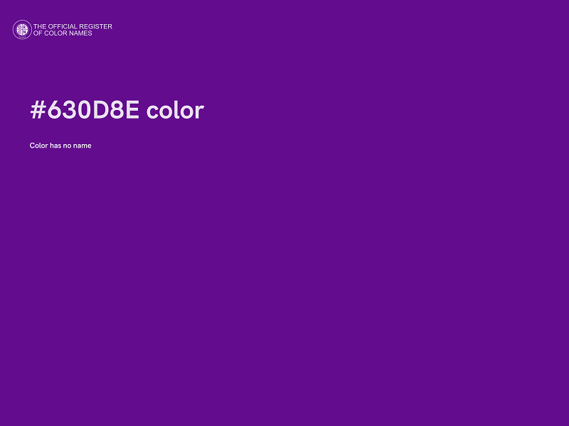 #630D8E color image