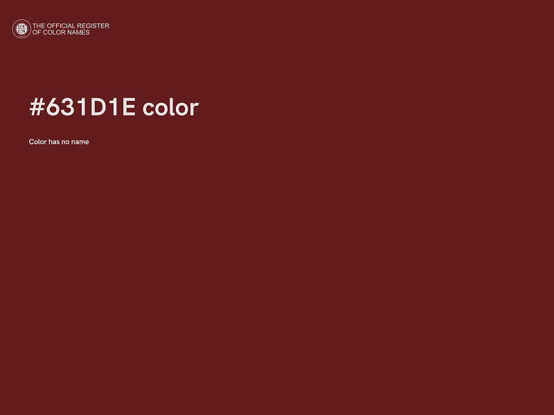 #631D1E color image