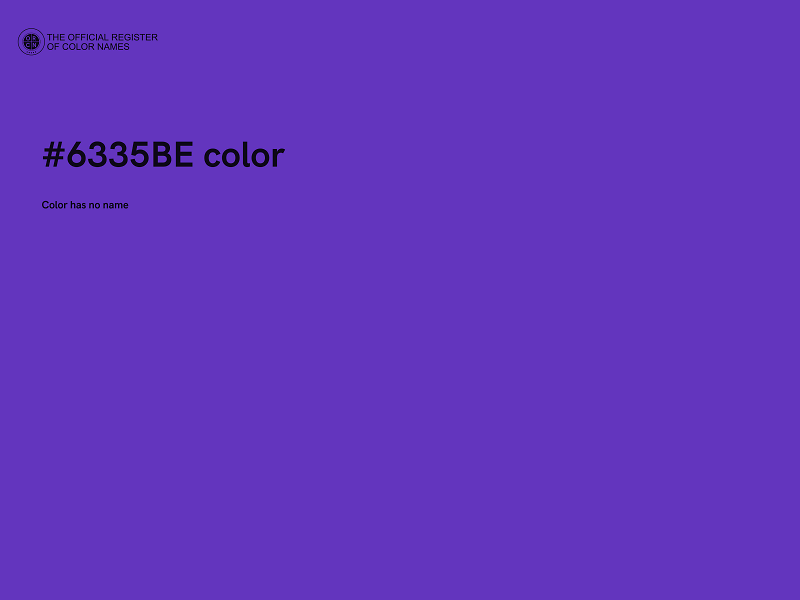 #6335BE color image