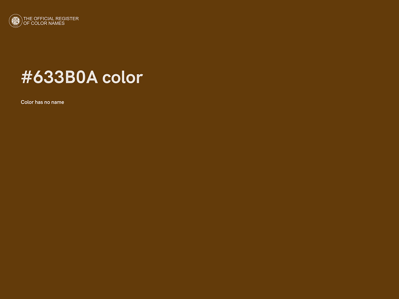 #633B0A color image