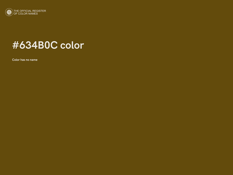 #634B0C color image