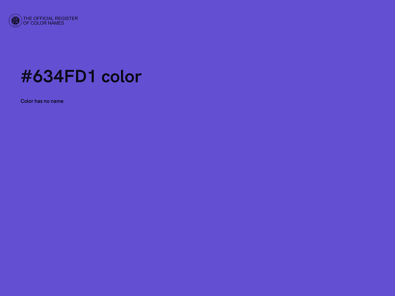 #634FD1 color image