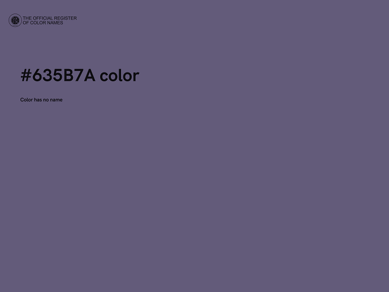 #635B7A color image