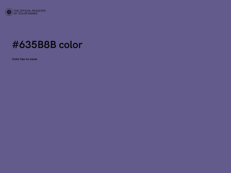 #635B8B color image