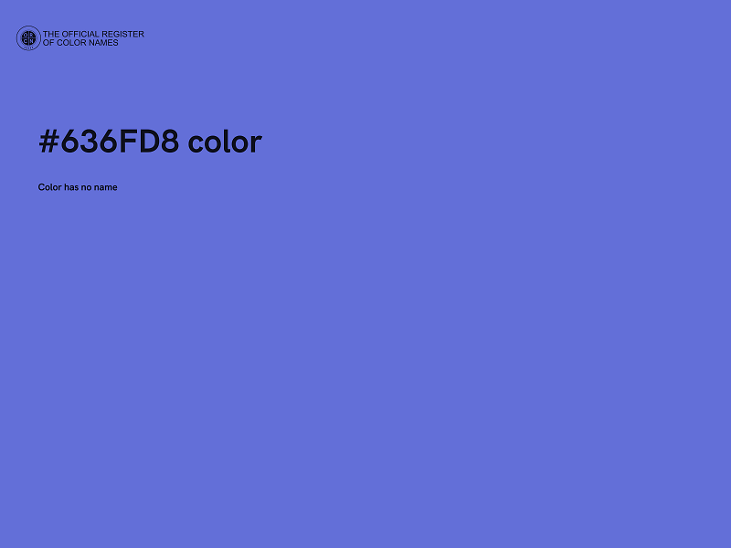 #636FD8 color image