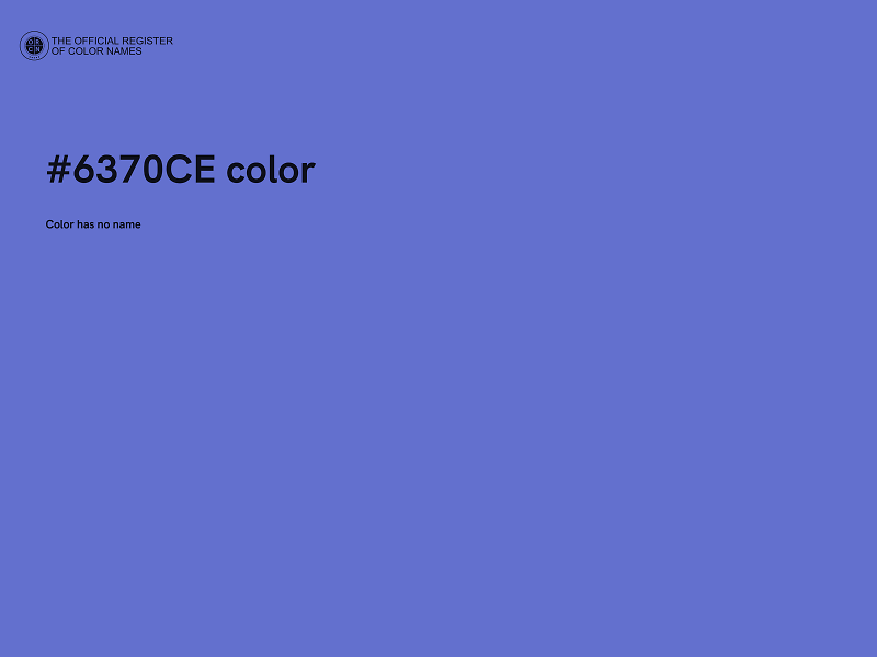 #6370CE color image