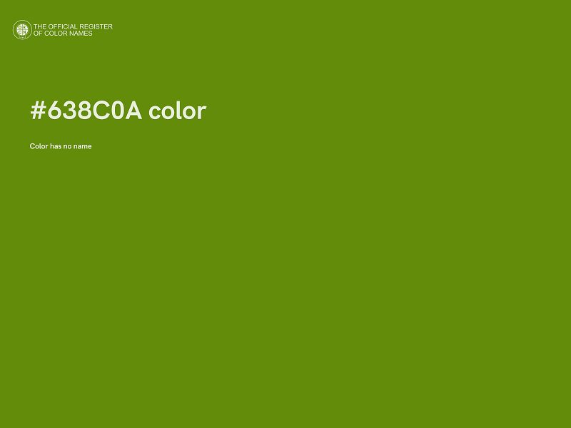 #638C0A color image