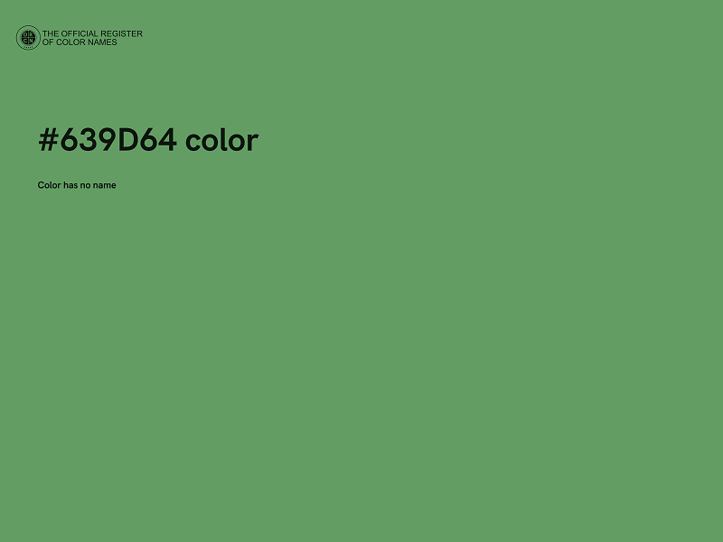 #639D64 color image