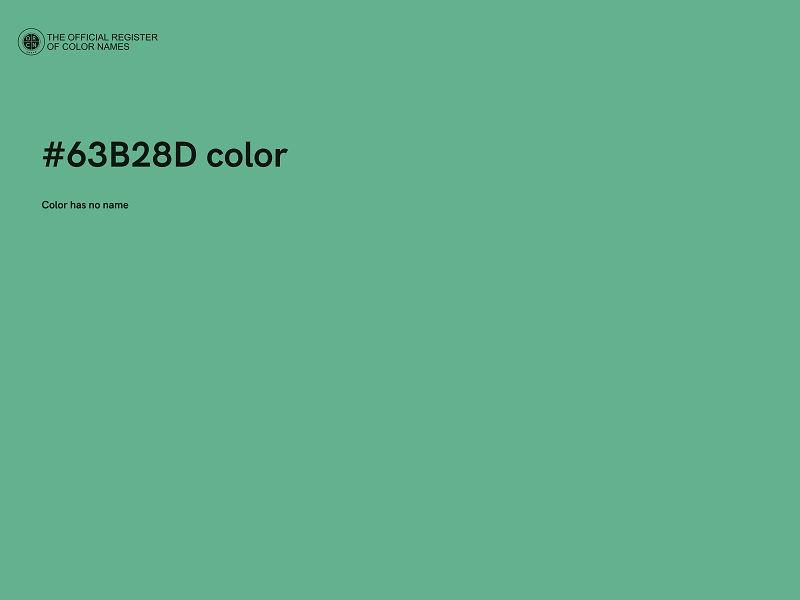 #63B28D color image