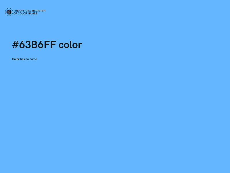 #63B6FF color image