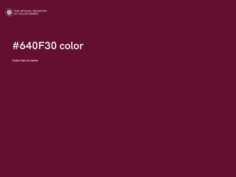 #640F30 color image