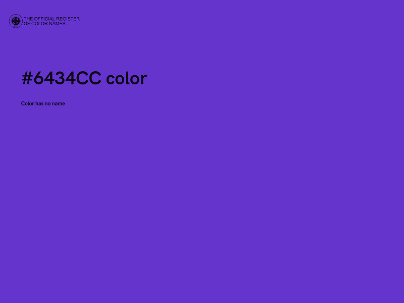 #6434CC color image