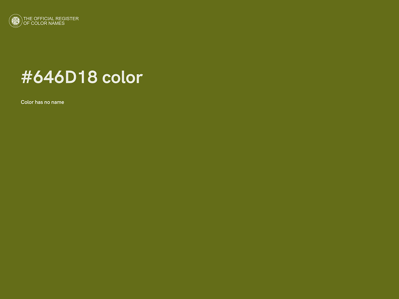 #646D18 color image