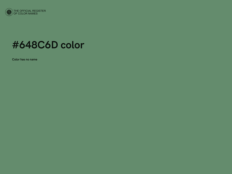 #648C6D color image