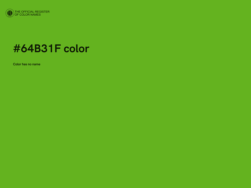 #64B31F color image