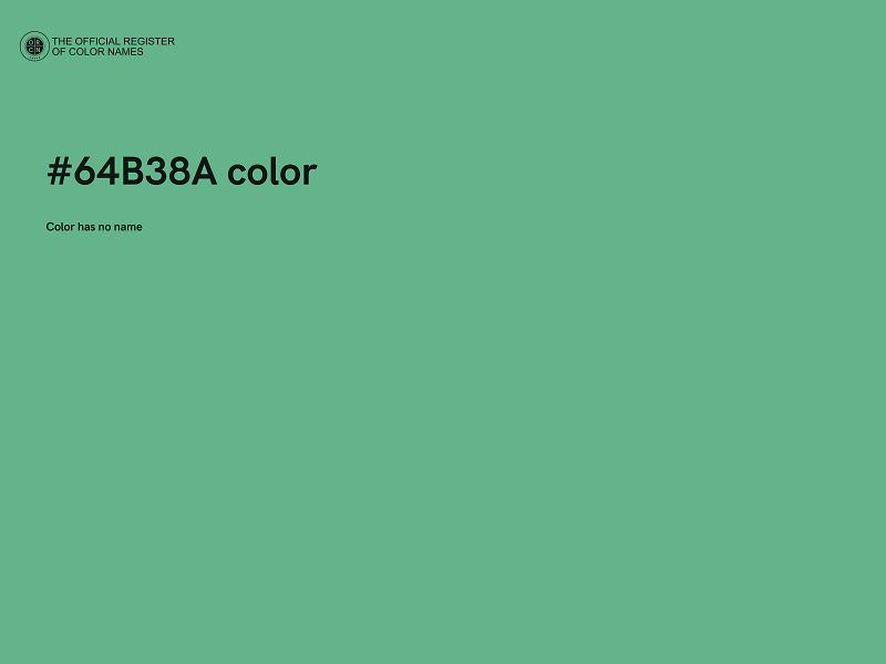 #64B38A color image