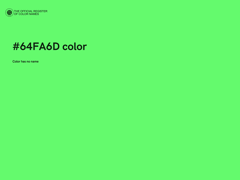 #64FA6D color image