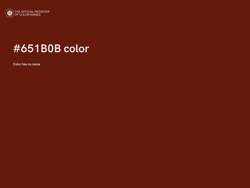 #651B0B color image