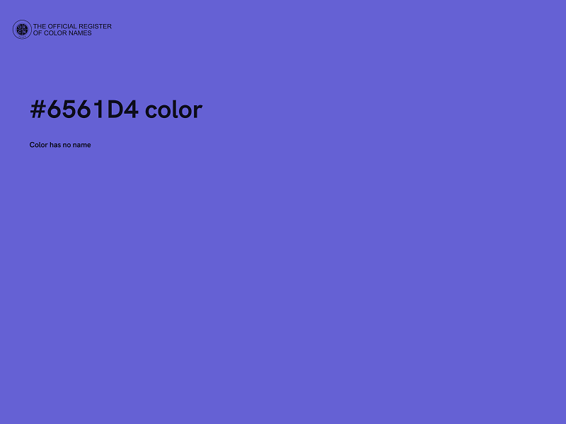 #6561D4 color image