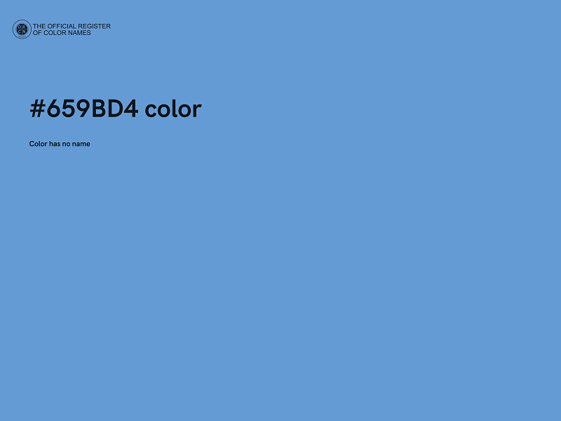 #659BD4 color image