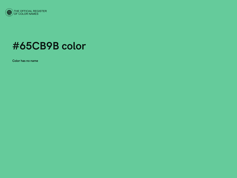 #65CB9B color image