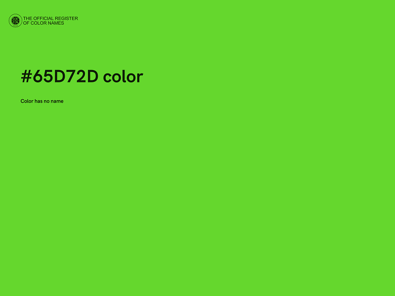 #65D72D color image